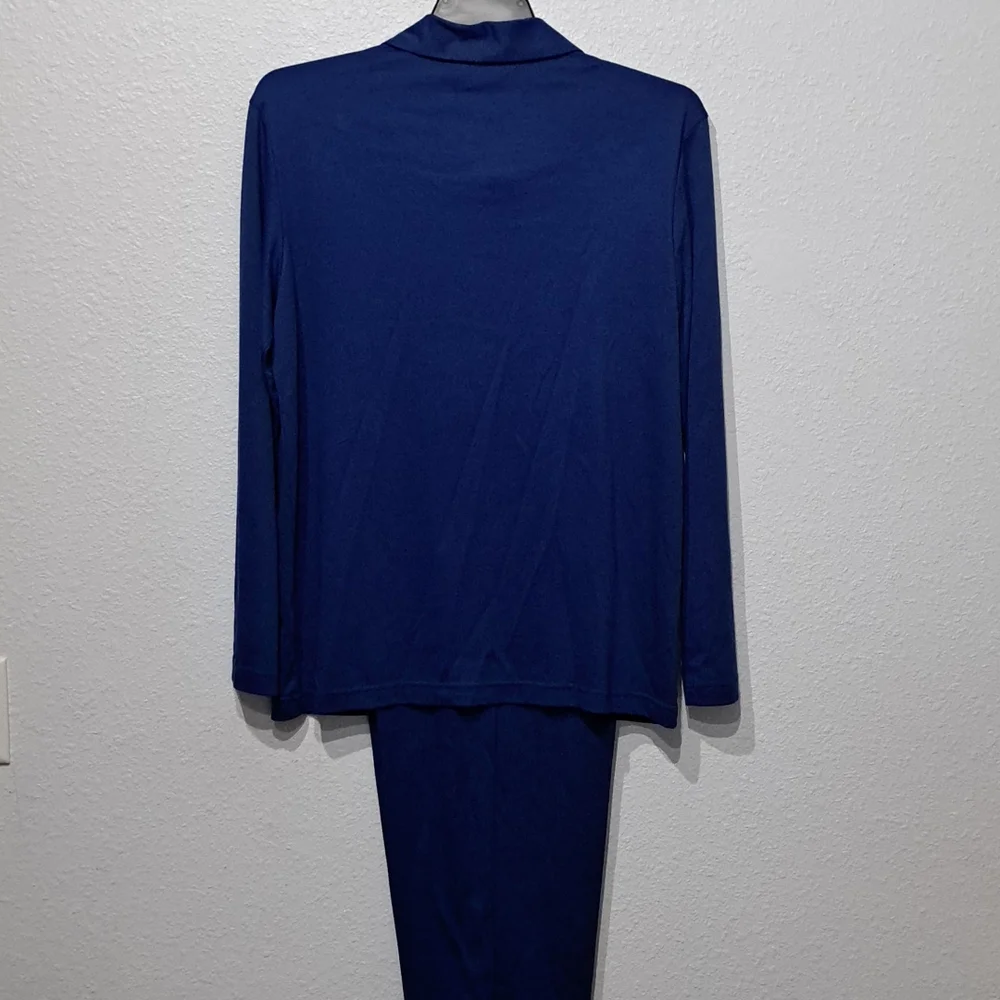 Murano Knit Long Sleeve Pajama Set 2-Piece Set - Picture 4 of 6